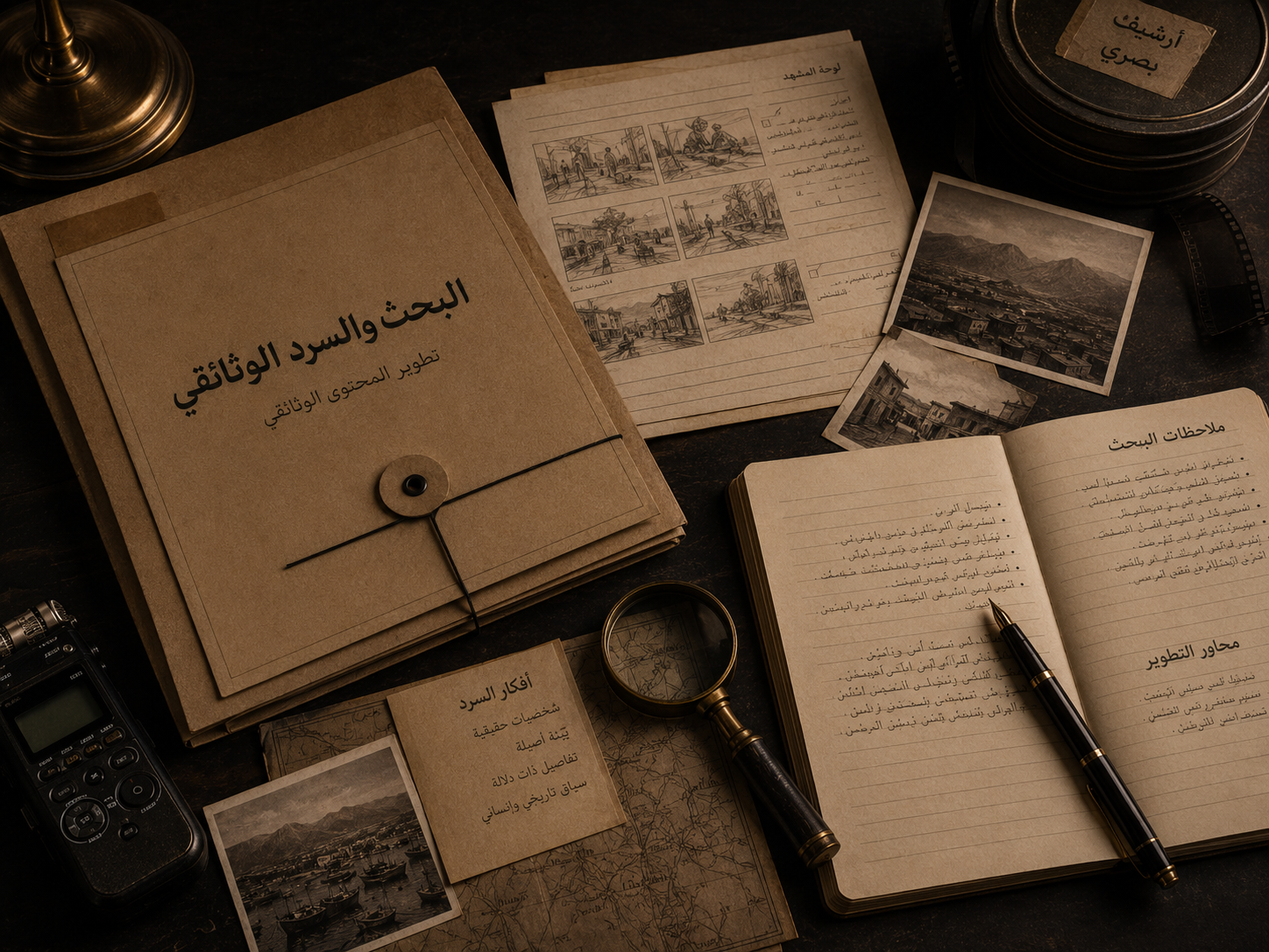 Research notes and documentary materials