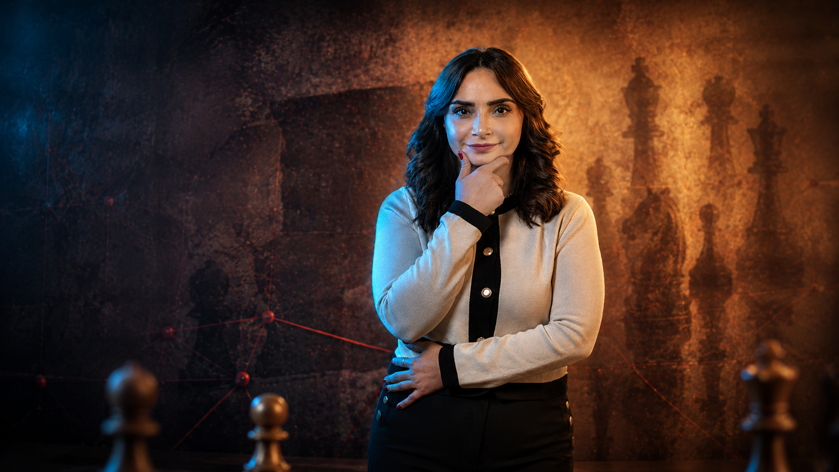 Basma Fouad presenting Interests Game